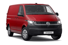 Car Hire Prestwich - Red VW Transporter Automatic - Van hire Prestwich